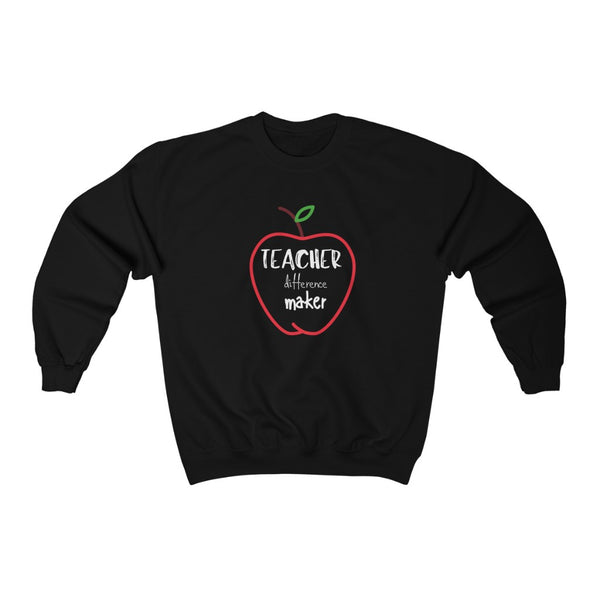 Sweatshirt by JETT IMPRESSIONS "Teacher Difference Maker" Sweatshirt for Teachers