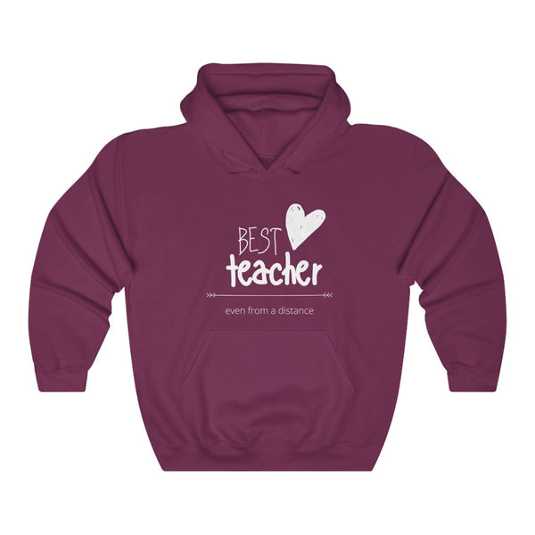 Hoodie by JETT IMPRESSIONS "Best Distance Teacher" Shirt for Virtual Teachers