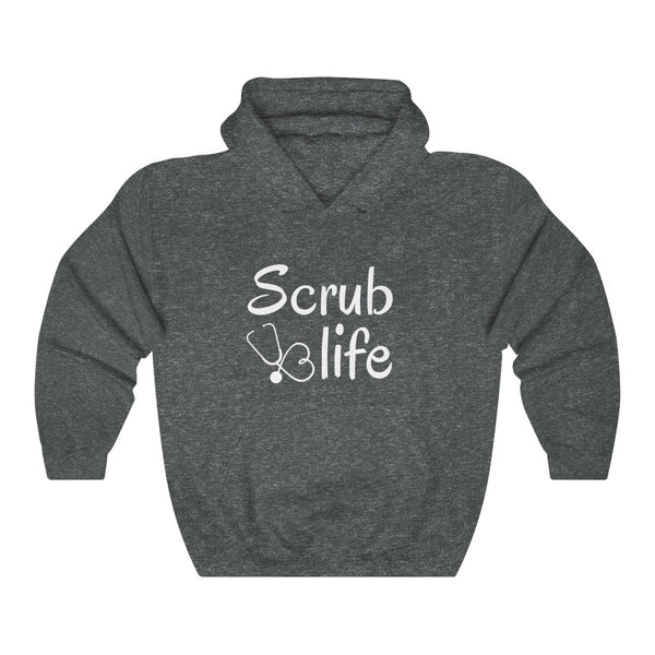 Hoodie by JETT IMPRESSIONS "Scrub Life" Stethoscope Sweatshirt Hoodie for Nurse
