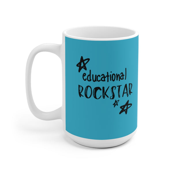 Mug by JETT IMPRESSIONS "Educational Rockstar" Coffee Mug for Teacher Gift