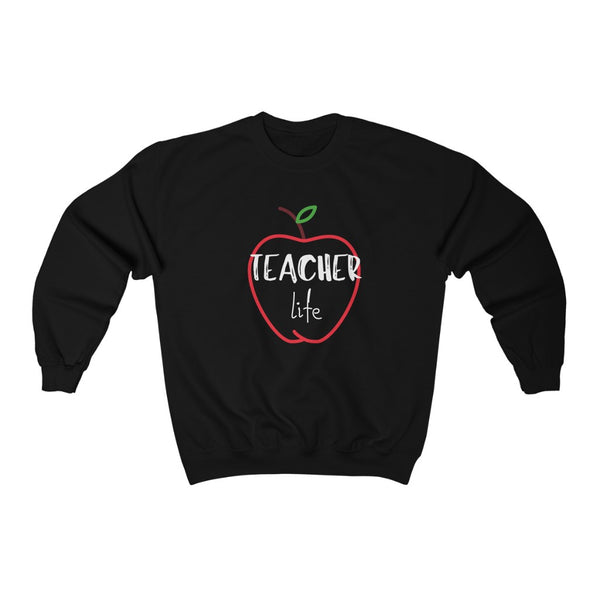 Sweatshirt by JETT IMPRESSIONS "Teacher Life" Teacher Sweatshirt for Women or Men