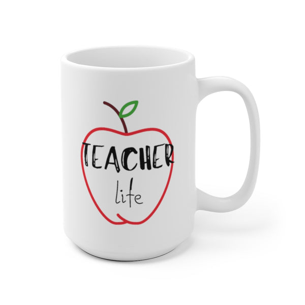 Mug by JETT IMPRESSIONS "Teacher Life" Tea or Coffee Mug for Teacher