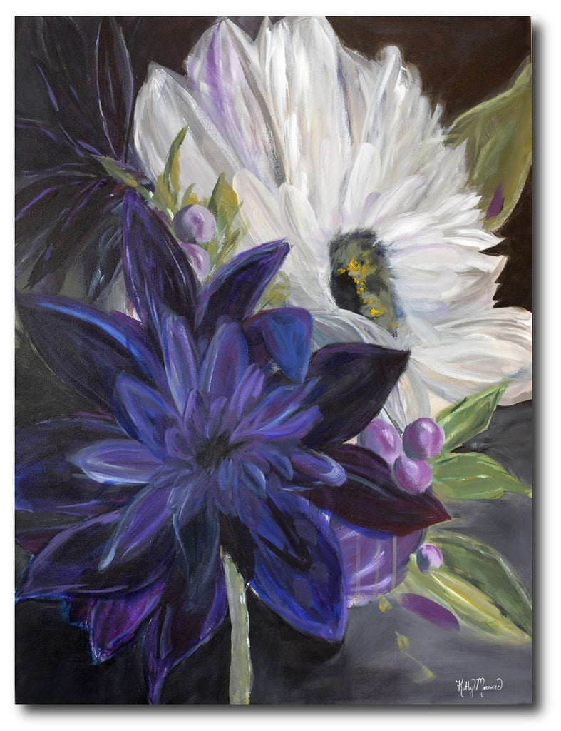 Black Dahlia 2 – Kathy Morawiec Contemporary Artist