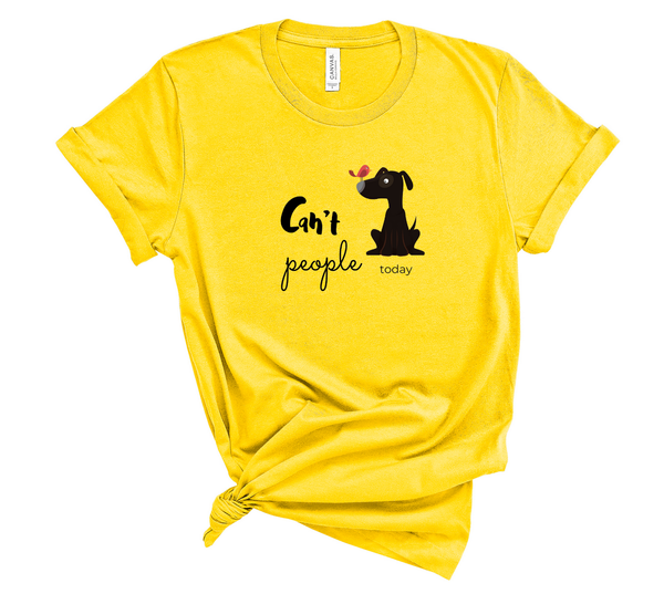 T shirt by JETT IMPRESSIONS "Can't People Today" Womens Inspiring T-Shirt Designed by Kathy Morawiec