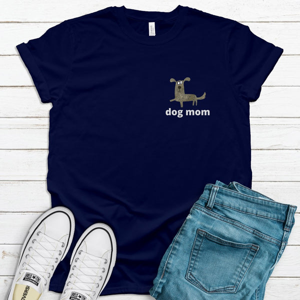 "Dog Mom" T-shirt Artwork designed by Kathy Morawiec