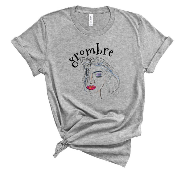 T shirt by JETT IMPRESSIONS "Grombre" Grey Hair Inspiring T shirts for Women