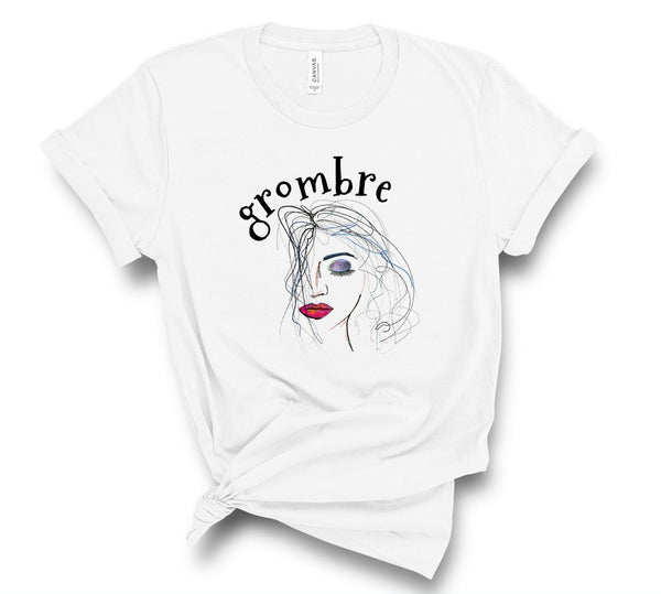 T shirt by JETT IMPRESSIONS "Grombre" Grey Hair Inspiring T shirts for Women