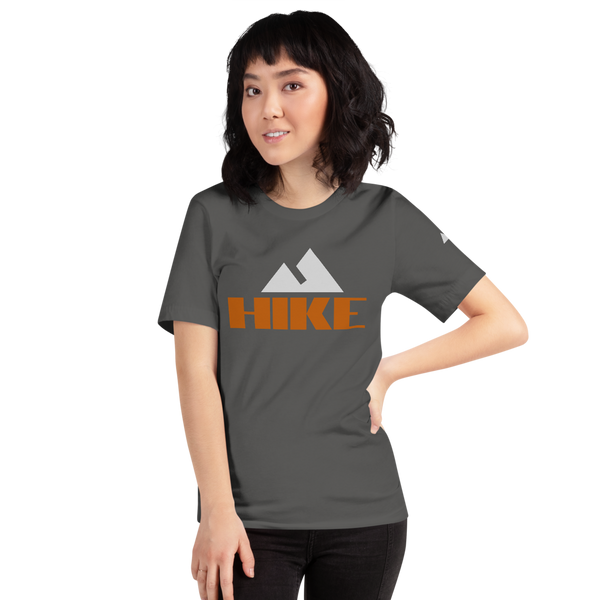 Short-Sleeve Unisex T-Shirt "HIKE" Artwork designed by Kathy Morawiec