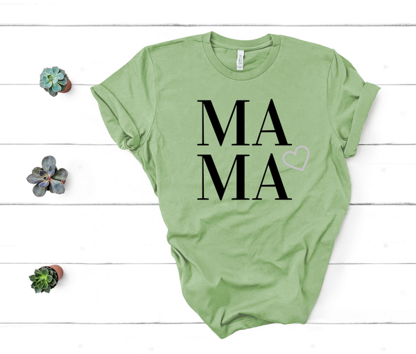 T shirt by JETT IMPRESSIONS "MAMA" Short Sleeve Womens T shirt