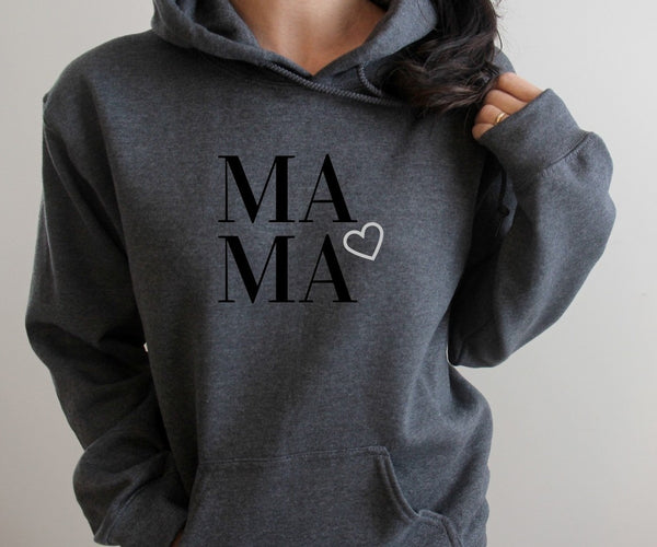 Hoodie by JETT IMPRESSIONS "MAMA" Sweatshirt Gift for Mother