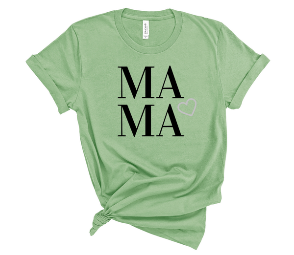 T shirt by JETT IMPRESSIONS "MAMA" Short Sleeve Womens T shirt