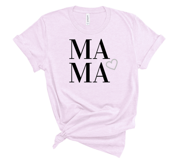 T shirt by JETT IMPRESSIONS "MAMA" Short Sleeve Womens T shirt