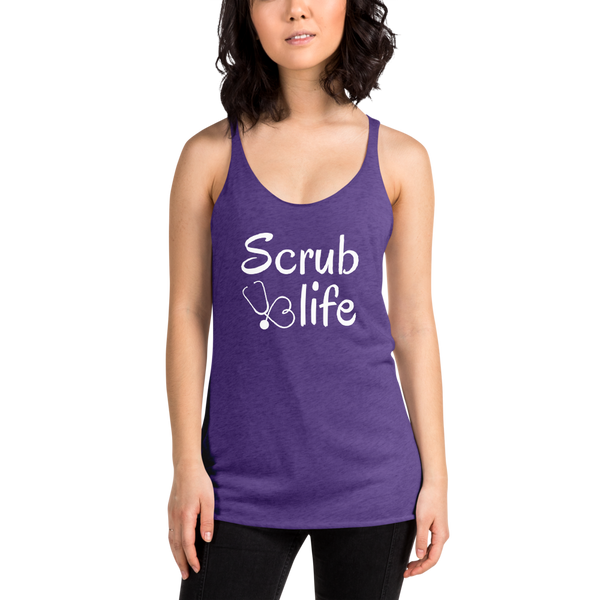 Women's Racerback Tank by JETT IMPRESSIONS "Scrub Life" Tank Top
