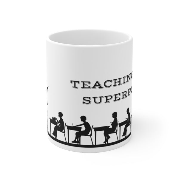 Mug by JETT IMPRESSIONS "Teaching Is My Superpower" Coffee Mug for Teacher Gift