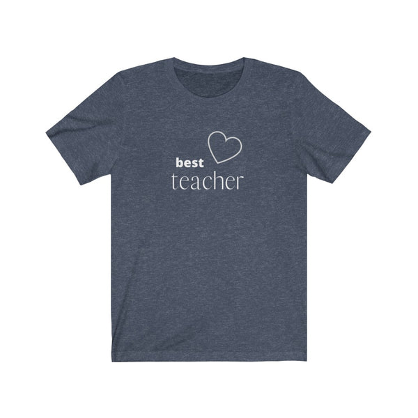 T shirt by JETT IMPRESSIONS "Best Teacher" Teacher T shirts for Women or Men