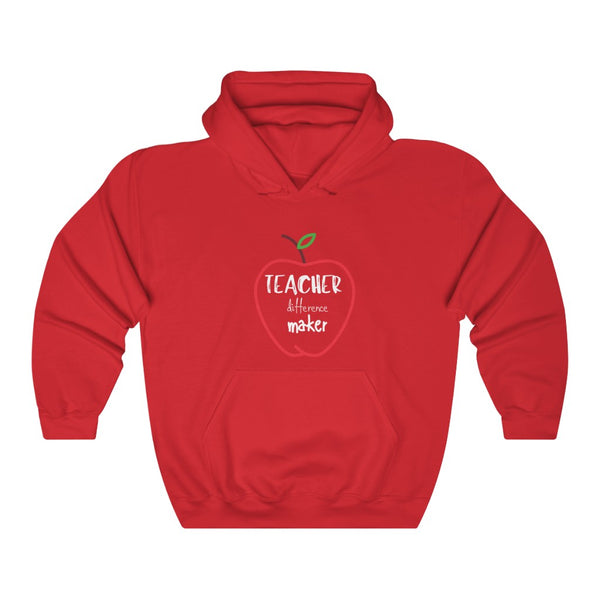 Hoodie by JETT IMPRESSIONS "Teacher Difference Maker" Hoodie for Teachers