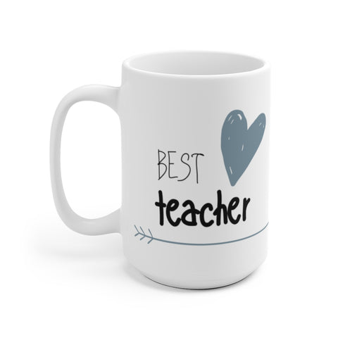 Best teacher ever jumbo coffee mug