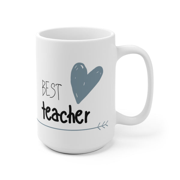 Mug by JETT IMPRESSIONS "Best Teacher" Tea or Coffee Mug for Teacher Gift