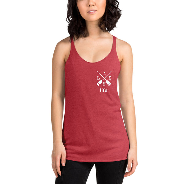 Women's Racerback Tank by JETT IMPRESSIONS "Lake Life" Tank Top