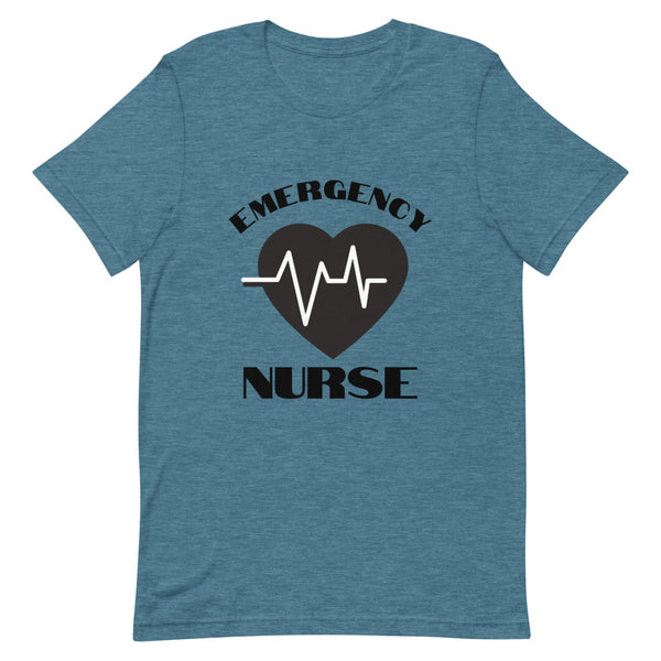 T shirt by JETT IMPRESSIONS "Emergency Nurse" Unisex T shirt for Men or Women