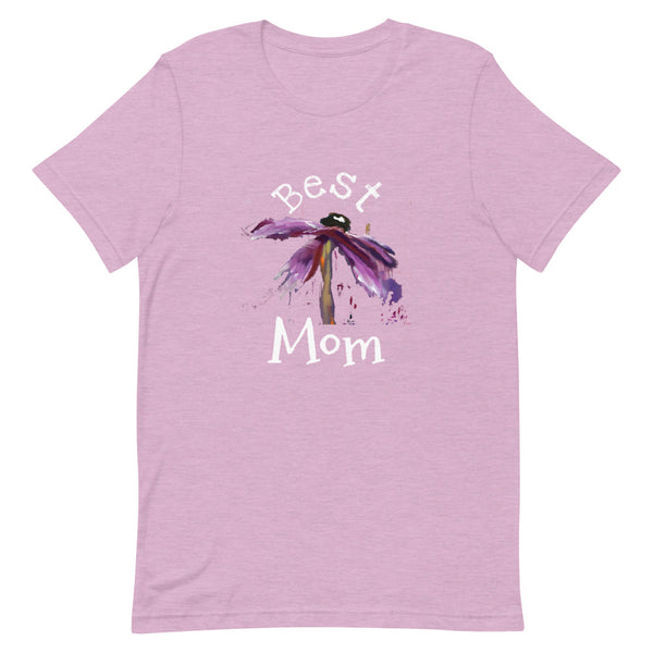 T shirt by JETT IMPRESSIONS "Best Mom" Floral Womens T shirt
