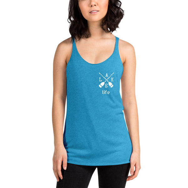 Women's Racerback Tank by JETT IMPRESSIONS "Lake Life" Tank Top