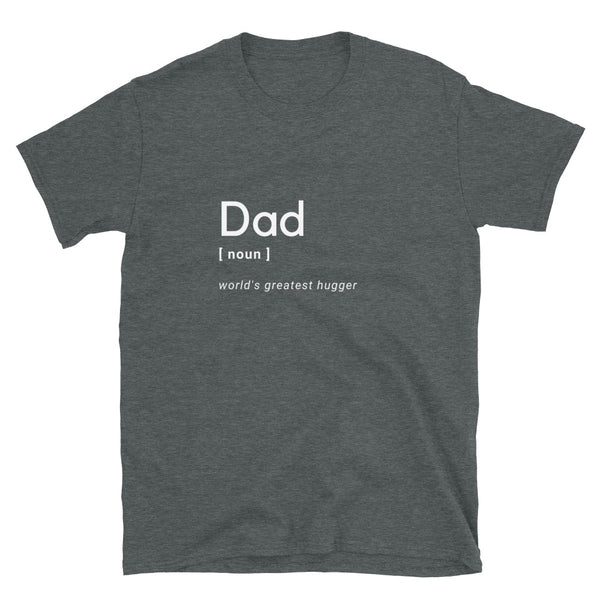 T shirt by JETT IMPRESSIONS "Dad World's Greatest Hugger"Fathers Day T shirts for Men