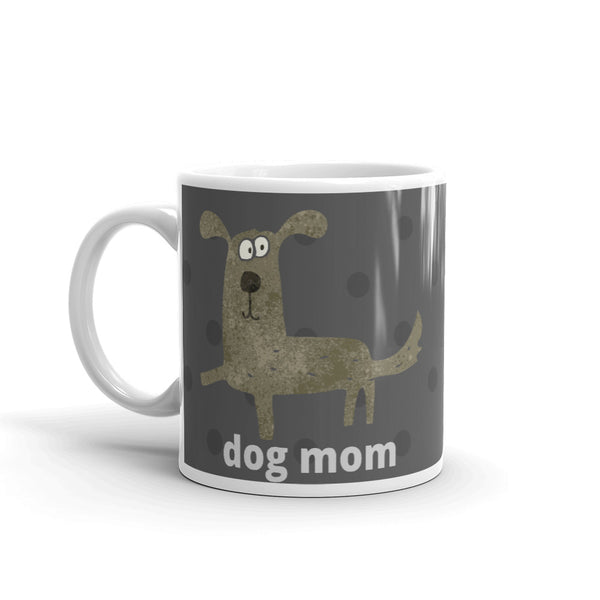 Mug "Dog Mom" Coffee or Tea Mug Designed by Kathy Morawiec